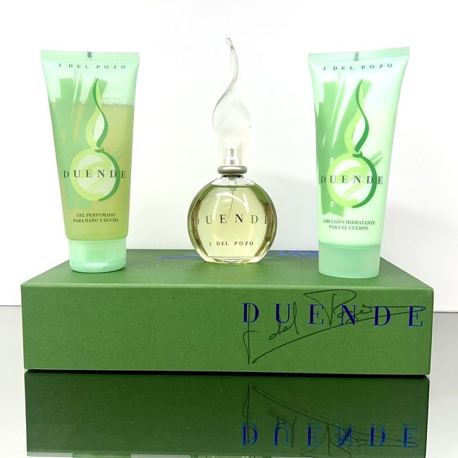 DUENDE by J.Del Pozo 3pc Set 3.4oz EDT Spr + 6.8oz B/Lotion +6.8 S/Gel *NEW*