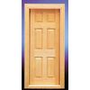 Classics Dollhouse Miniature Half Scale Six Panel Door