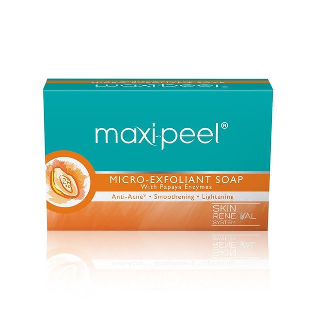 Maxi-Peel Micro-exfoliant Soap with Papaya Enzymes, 125g by Splash Corporation