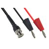 BNC Q9 to Dual 4mm Stackable Banana Plug with Test Leads Probe Cable 47in
