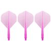 Condor Zero Stress Flight System | Standard Size | Dart Flights | Multiple Sizes | Multiple Colours (Clear Pink, Short)