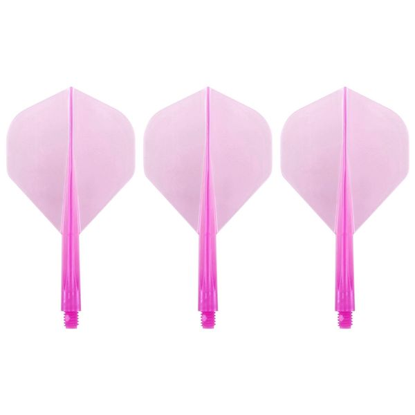 Condor Zero Stress Flight System | Standard Size | Dart Flights | Multiple Sizes | Multiple Colours (Clear Pink, Short)