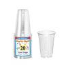 Party Essentials Party Supplies Tableware, 12-Ounce, 20 Count, Clear