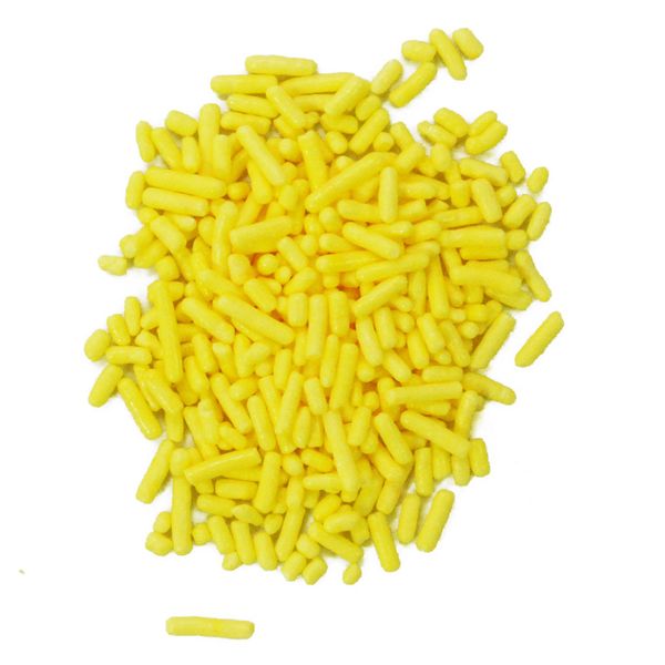 Dress My Cupcake Decorating Sprinkles Jimmies for Cakes, 16-Ounce, Yellow