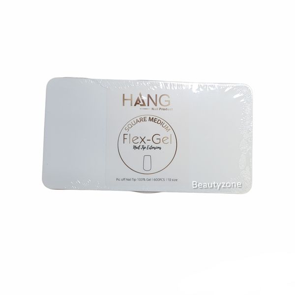 Hang Gel X Tips Box - Square Medium (900ct)