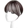 Women's Partial Wig, Partial Wig, Bangs, For Hair Growth, Hairpiece, Top Cover, Daily Commute, Ultra Realistic, Freedom, Natural, Alopecia, Medical Use, Thin Hair, Gray Hair, Dark Brown
