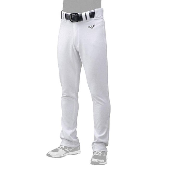 Mizuno GACHI 12JD9F66 Baseball Uniforms Pants, Baggy Type, White, M