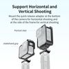 Taoricup Insta360 Ace Pro / Insta360 Ace Protective Frame Camera Cage Vertical/Horizontal Shooting Mount Accessory, Cold Shoe Interface
