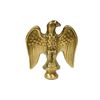 Lamp Finial-Solid Cast Brass Eagle Highly Detailed W/Dual Threads, WB Finish