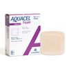 ConvaTec AQUACEL Foam 4"x4" Wound Dressing with Silicone Gel Adhesive, Waterproof, Flexible, Medical Grade with Hydrofiber Technology, Sterile, Square, 10ct Box