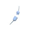 Lowgy White Plastic Cord Connector for connecting bathroom light pull cords, blinds, laces and string projects