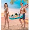 Pool Float - BLUE GOLD FLOATING COOLER