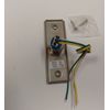 Mini Door Release Exit Button, NO/NC Momentary, Stainless Steel, New.