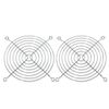 sourcing map 2 Pack 115mm Metal CPU Fan Grill Guard Protector for 120mm PC Computer Case Fans