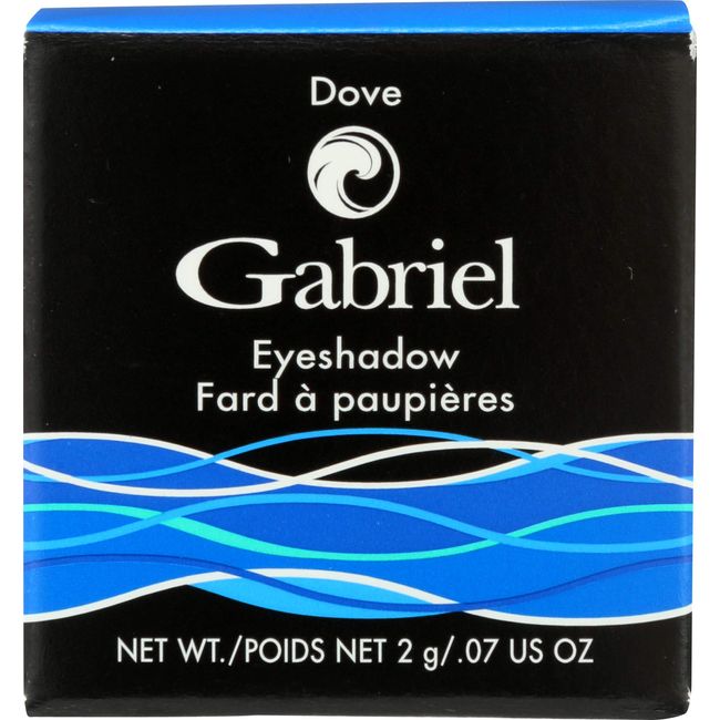 Gabriel Cosmetics Eyeshadow (Dove - Soft Gray/Cool Matte), 0.07 oz, Natural, Paraben Free, Vegan, Gluten free, Cruelty free, No GMO, Velvety and Smooth matte finish, with Sea Fennel, for all skin types