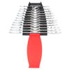 TONE DSTO1200P Thin Spanner Set with Holder, Red/Black, Contents: 12 Pieces