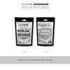 SILSTAR PROFESSIONAL Silster Professional Konjac Sponge Facial Sponge Bath Sponge Great Cleansing for Dry or Mature Skin - Charcoal Grey 102