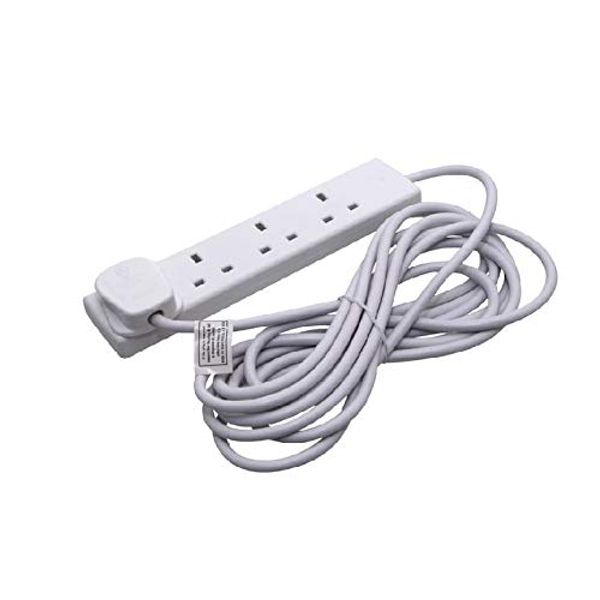 pro elec 4 gang 5m white - slim