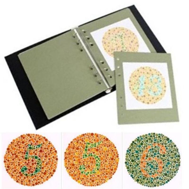 Color blindness test, color vision checklist, color blindness book for ...