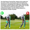 Golf Swing Training Aid, Golf Swing Leg Gravity Pedal, Precision Hip Rotation