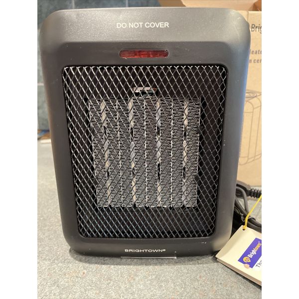 Portable Electric Space Heater 1500W/750W, Ceramic Room Heater with Tip-Over and