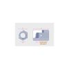 M12 Tiebar Connector - BZP - Coupling Nut DIN6334 Pack Size : 2
