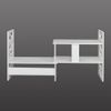  Expandable Openwork Desktop Bookshelf Organizer Shelving Home Decor shelf US