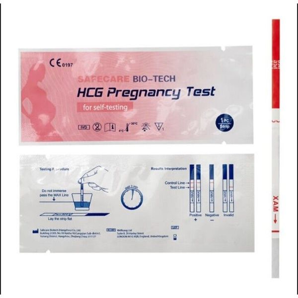 Safecare Early Pregnancy Test Strips- 15 Pack- HCG Urine Test Over 99% Accurate