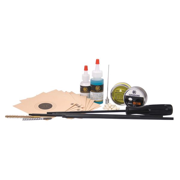 Umarex RWS Air Gun Shooter's Kit - Includes 500 RWS Pellets, 25 Cleaning Pellets, Gun Cleaning Kit and Targets, .177 Caliber