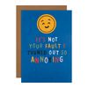 Hallmark Large Father's Day Card - Funny Text Based Design with Removable Badge