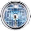 Kitaco 800-1083200 Multi Headlight ASSY Monkey Ape 50 Ape 100 etc, Chrome Plated