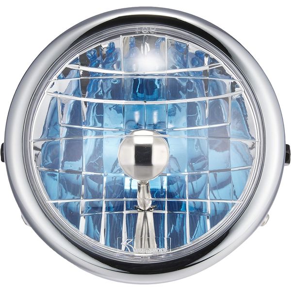 Kitaco 800-1083200 Multi Headlight ASSY Monkey Ape 50 Ape 100 etc, Chrome Plated