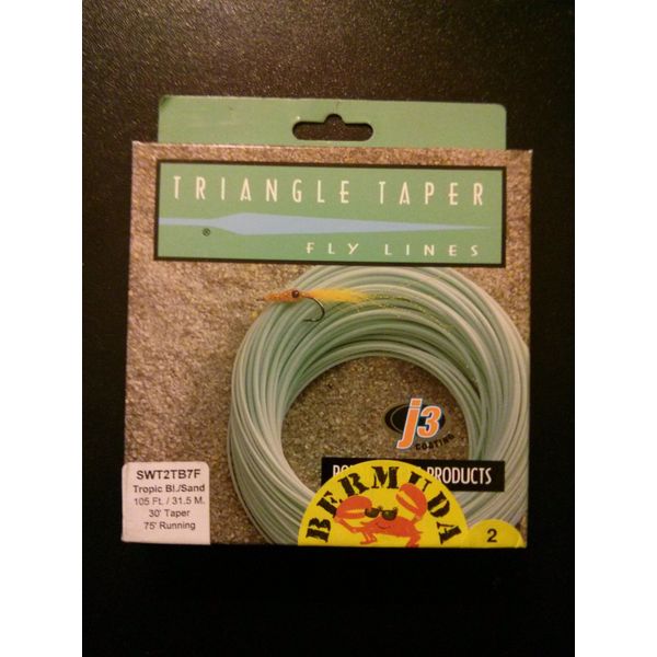 Royal Wulff Bermuda Triangle Taper Saltwater Floating Fly Line 2 Tone (8F)