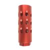 Aluminum Red Color Muzzle Brake 14x1 Left Hand Thread For 7.62x39