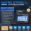 2025 XTOOL D5 Car TCM ABS SRS Engine 4 System Diagnostic Scanner AutoAuth CANFD