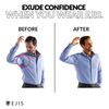 Ejis Sweat Defense Undershirt | V Neck (3-Pack) | Underarm Sweat Proof Micro Modal (Small, White)