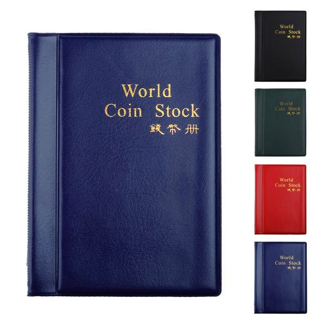 120 Pockets PU Leather Album for Coin Collection Book, Coins Holder, Coin  Collection Book, High Quality