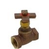 Irrigation 3/4" Gate Threaded Stop Valve for Manifold Drain Sprinkler Box Brass