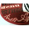 TEXTURED KITCHEN RUG (nonskid back) (16" x 24") FAT CHEF 2 THUMBS UP, D Shape,KD