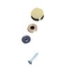 Mirror Screws 16 mm Solid Copper Flat Mirror Nails Screw Cap Cover Mirror Nail for Decorative Mirror, Sign/Advertising Hardware, Nails, Construction