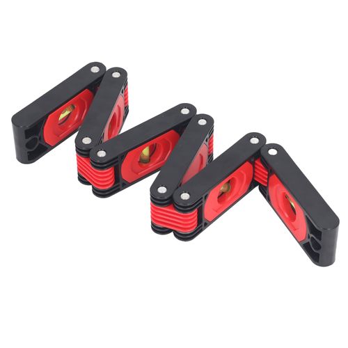 Foldable Level Tool Multi Angle Measurement Woodworking Tools with 6 Sections Portable Leveling Measurement Magnetic Aluminum Levels