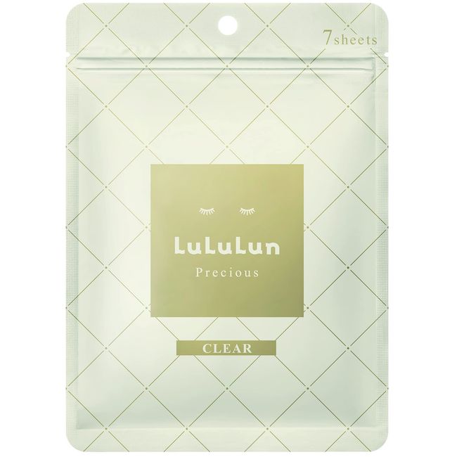 Lululun Precious Face Mask, Pack of 7, 4KS (Thoroughly Firm Glossy Type)