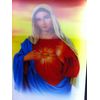 3D Effect Print Paint Plastic Picture - Maria (size 13" x 9.5")