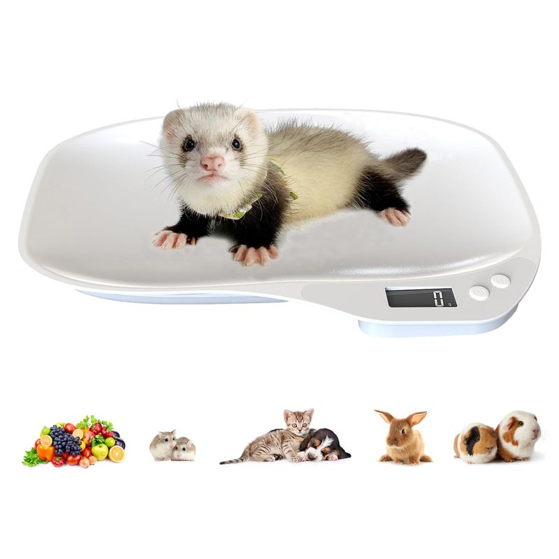 Digital Pet Scale for Cats, Small Animal Weight Scale, 14