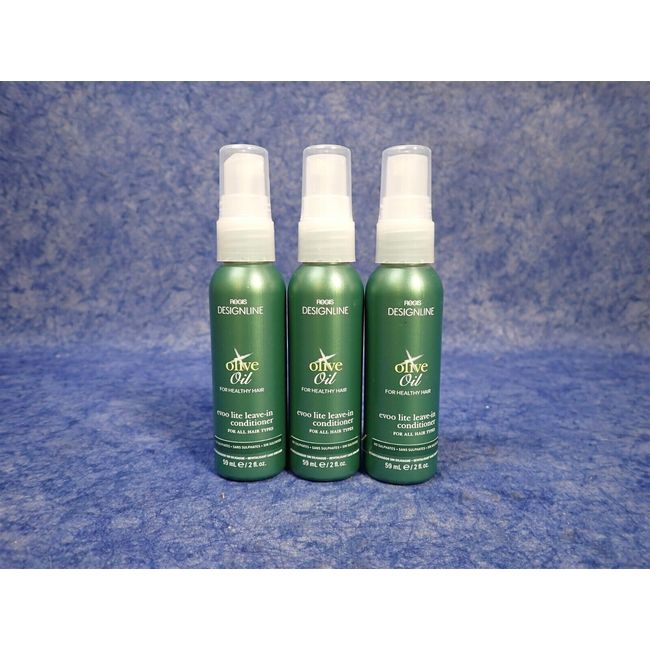 Regis Designline Olive Oil EVOO Lite Leave-in Conditioner, Travel Size 3 Pack