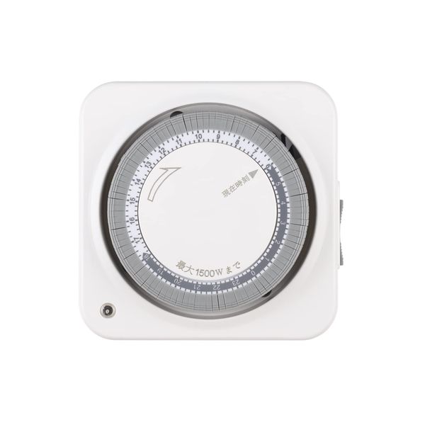 BN-LINK 24 Hour Switch Type Programming Outlet Timer, 15 Minute Units, Up to 48 Programs, Repeat Function, Convenient, Safe, Suitable for Electric Bot and Fan, AC100V, 15A, 1500W, 1 Pack