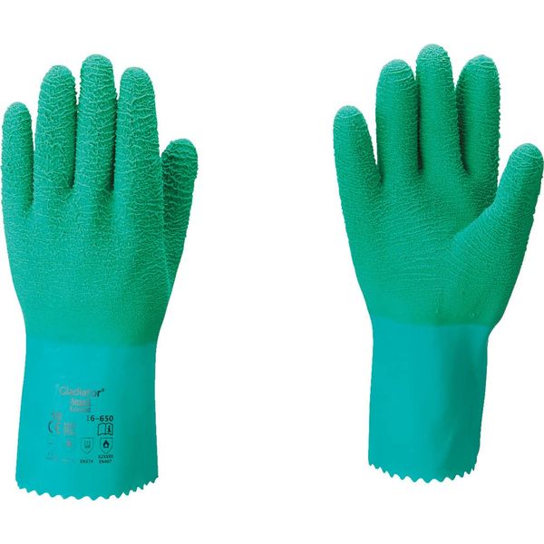 Ansell Healthcare Japan Alphatec Cut Resistant and Chemical Resistant Gloves, 16-650-8 M Size