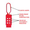 Master Lock 428 Lockout Hasp for 6 Safety Padlocks for Electrical Lockout