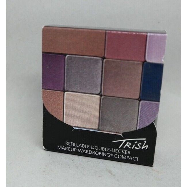 Trish McEvoy Refillable Double Decker Makeup Wardrobing Compact New in Box