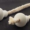 ccHuDE 20 Pcs Ceramic Wick Holders for Alcohol Oil Lanterns
